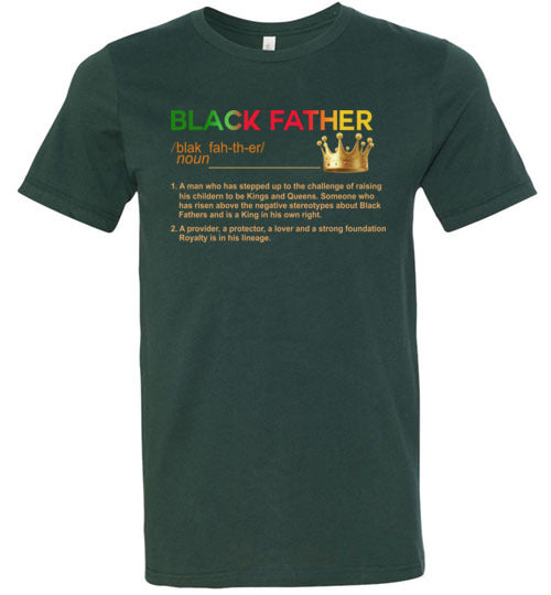 Black Father Defined T-Shirt