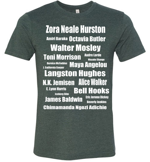 Empowering T-Shirt Celebrating Black Literary Icons, Black Authors