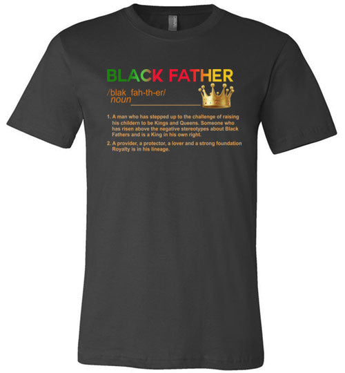 Black Father Defined T-Shirt