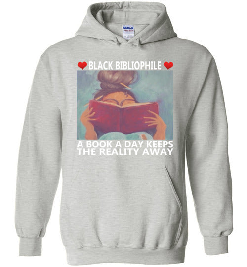 Black Bibliophile Unisex Hoodie - Rocking Black, Inc. #RockingBlackInc #MelaninInspires