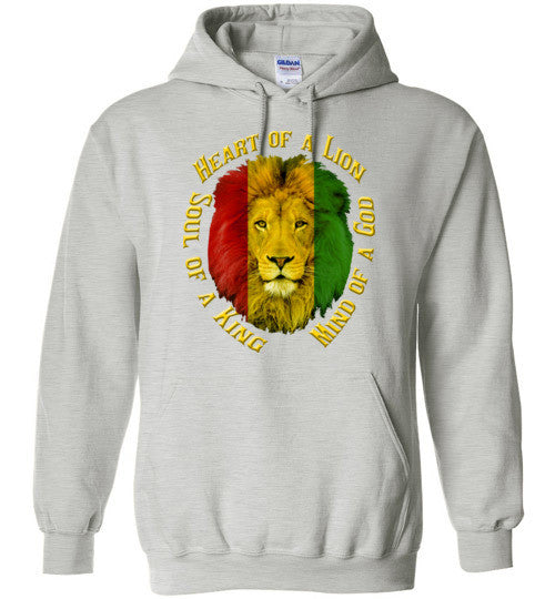 Heart of a Lion Unisex Hoodie - Rocking Black, Inc. #RockingBlackInc #MelaninInspires