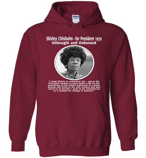 Shirley Chisholm Inspires me - Hoodie - Rocking Black, Inc. #RockingBlackInc #MelaninInspires