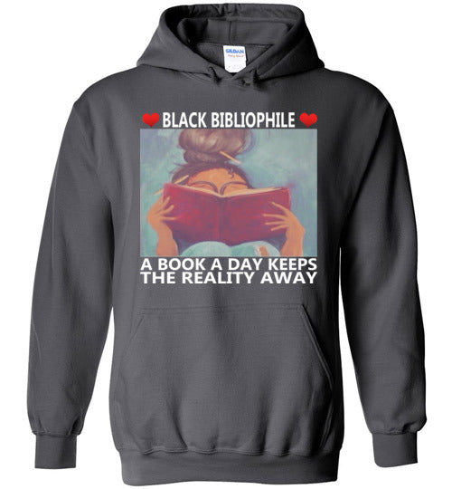 Black Bibliophile Unisex Hoodie - Rocking Black, Inc. #RockingBlackInc #MelaninInspires