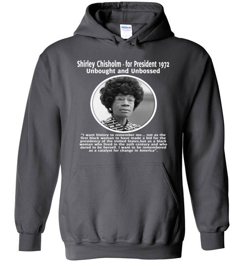 Shirley Chisholm Inspires me - Hoodie - Rocking Black, Inc. #RockingBlackInc #MelaninInspires