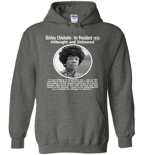 Shirley Chisholm Inspires me - Hoodie - Rocking Black, Inc. #RockingBlackInc #MelaninInspires