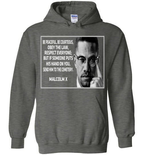 Malcolm X Quote Youth Unisex Hoodie - Rocking Black, Inc. #RockingBlackInc #MelaninInspires