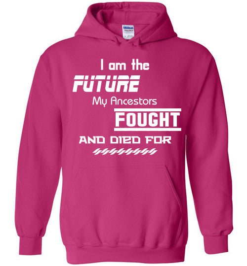 I am the future Big Kids Hoodie - Rocking Black, Inc. #RockingBlackInc #MelaninInspires