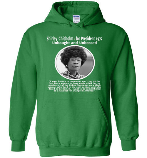 Shirley Chisholm Inspires me - Hoodie - Rocking Black, Inc. #RockingBlackInc #MelaninInspires