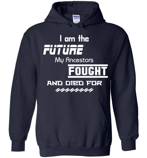 I am the future Big Kids Hoodie - Rocking Black, Inc. #RockingBlackInc #MelaninInspires