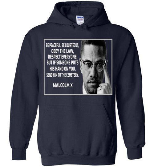 Malcolm X Quote Youth Unisex Hoodie - Rocking Black, Inc. #RockingBlackInc #MelaninInspires