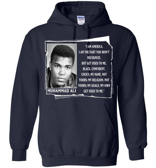 Muhammad Ali Quote Hoodie - Rocking Black, Inc. #RockingBlackInc #MelaninInspires