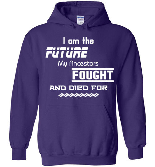 I am the future Big Kids Hoodie - Rocking Black, Inc. #RockingBlackInc #MelaninInspires