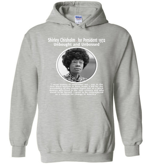 Shirley Chisholm Inspires me - Hoodie - Rocking Black, Inc. #RockingBlackInc #MelaninInspires