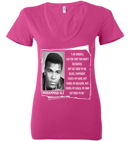 Muhammad Ali Quote Deep V-Neck T-Shirt - Rocking Black, Inc. #RockingBlackInc #MelaninInspires