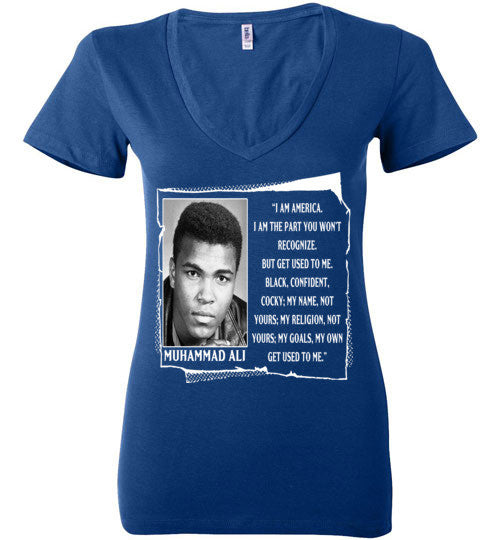Muhammad Ali Quote Deep V-Neck T-Shirt - Rocking Black, Inc. #RockingBlackInc #MelaninInspires