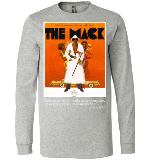 The Mack Movie Poster and Quote Long Sleeve T-Shirt - Rocking Black, Inc. #RockingBlackInc #MelaninInspires