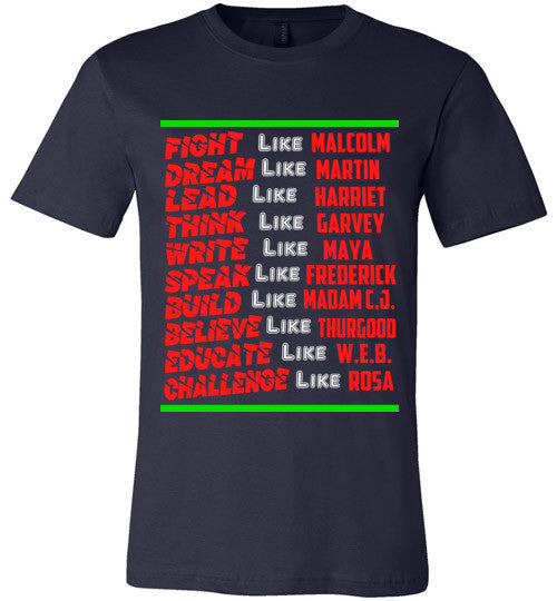 Be a Leader Men's Short Sleeve T-Shirt - Rocking Black, Inc. #RockingBlackInc #MelaninInspires