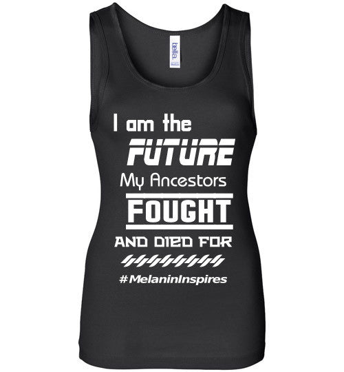 I am the Future Wide Strap Tank Top - Rocking Black, Inc. #RockingBlackInc #MelaninInspires