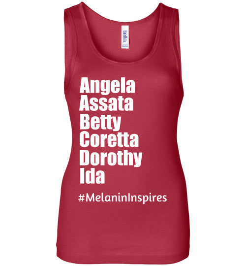 Melanin Inspires Wide Strap Tank - Rocking Black, Inc. #RockingBlackInc #MelaninInspires