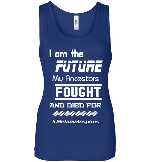 I am the Future Wide Strap Tank Top - Rocking Black, Inc. #RockingBlackInc #MelaninInspires