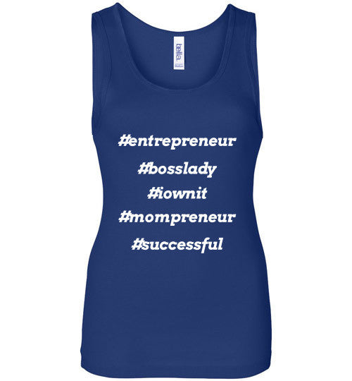 Entrepreneur Women's Wide Strap Tank - Rocking Black, Inc. #RockingBlackInc #MelaninInspires