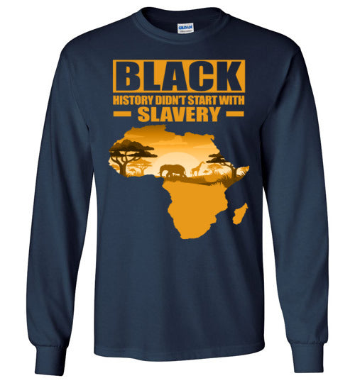 Black History Long Sleeve Shirt - Rocking Black, Inc. #RockingBlackInc #MelaninInspires