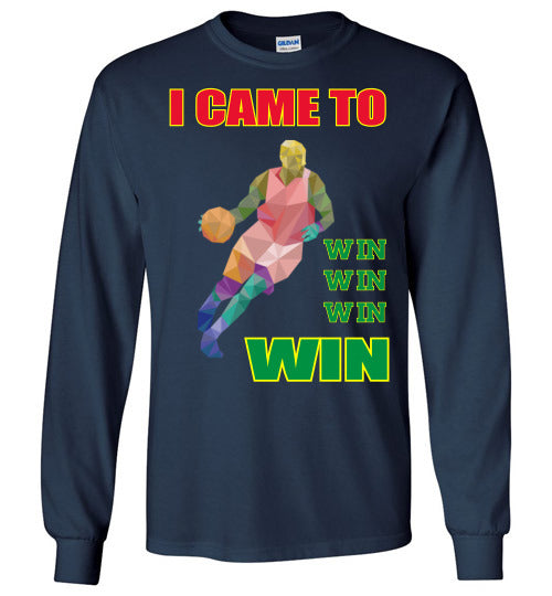 I came to win - Youth Long Sleeve T-Shirt - Rocking Black, Inc. #RockingBlackInc #MelaninInspires