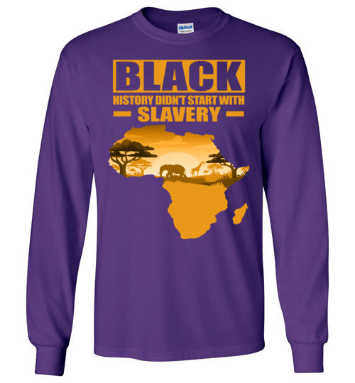 Black History Long Sleeve Shirt - Rocking Black, Inc. #RockingBlackInc #MelaninInspires