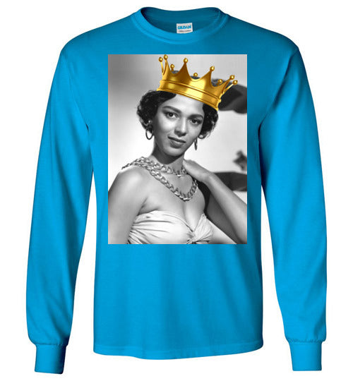 Dorothy Dandridge Queen Youth Long Sleeve T-Shirt - Rocking Black, Inc. #RockingBlackInc #MelaninInspires