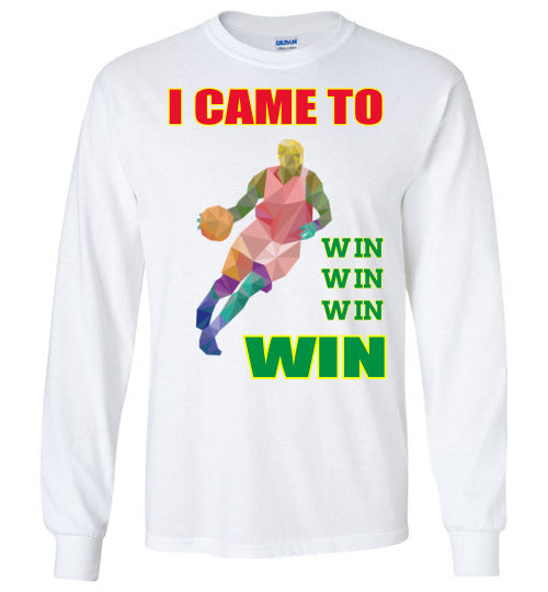 I came to win - Youth Long Sleeve T-Shirt - Rocking Black, Inc. #RockingBlackInc #MelaninInspires