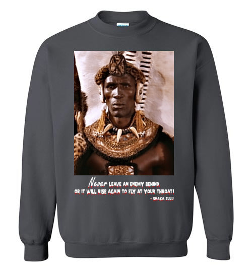 Shaka Zulu Crewneck Sweatshirt - Rocking Black, Inc. #RockingBlackInc #MelaninInspires