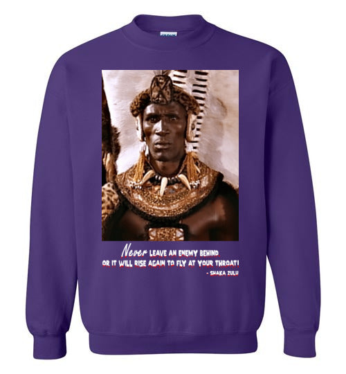 Shaka Zulu Crewneck Sweatshirt - Rocking Black, Inc. #RockingBlackInc #MelaninInspires
