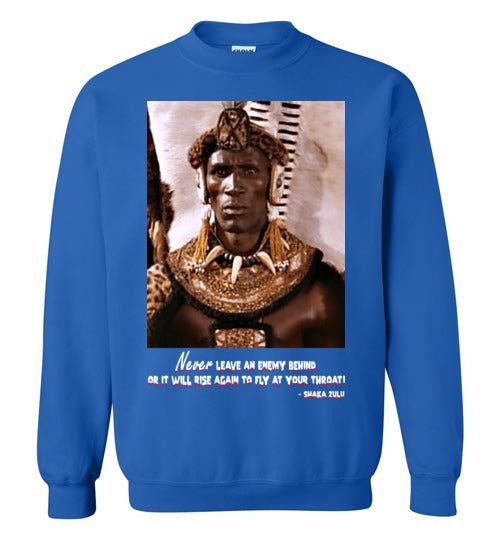 Shaka Zulu Crewneck Sweatshirt - Rocking Black, Inc. #RockingBlackInc #MelaninInspires