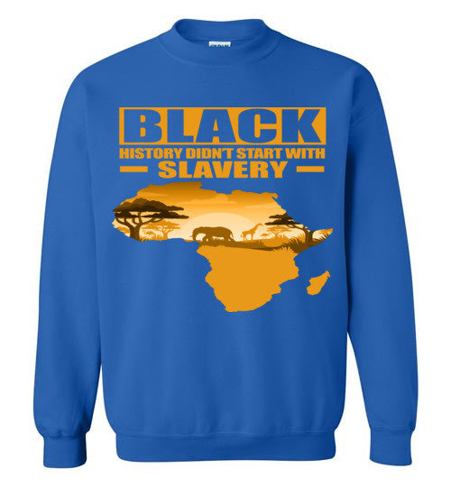 Black History Crew-neck Sweatshirt Big Kids - Rocking Black, Inc. #RockingBlackInc #MelaninInspires