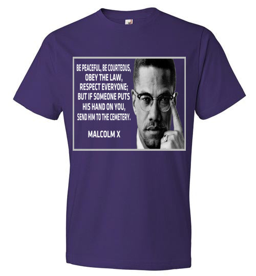 Malcolm X Quote Youth Unisex T-Shirt - Rocking Black, Inc. #RockingBlackInc #MelaninInspires