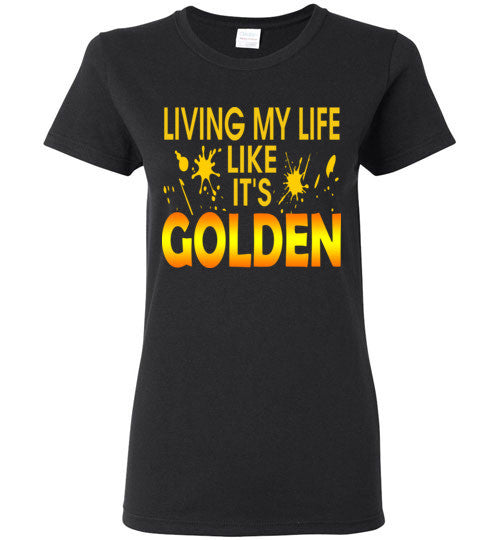 It's Golden Ladies Short Sleeve T-Shirt - Rocking Black, Inc. #RockingBlackInc #MelaninInspires