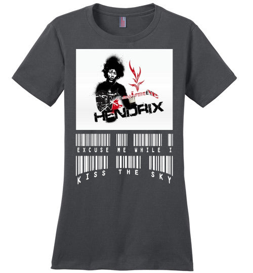 Hendrix Quote Ladies Comfort Fitted T-Shirt - Rocking Black, Inc. #RockingBlackInc #MelaninInspires