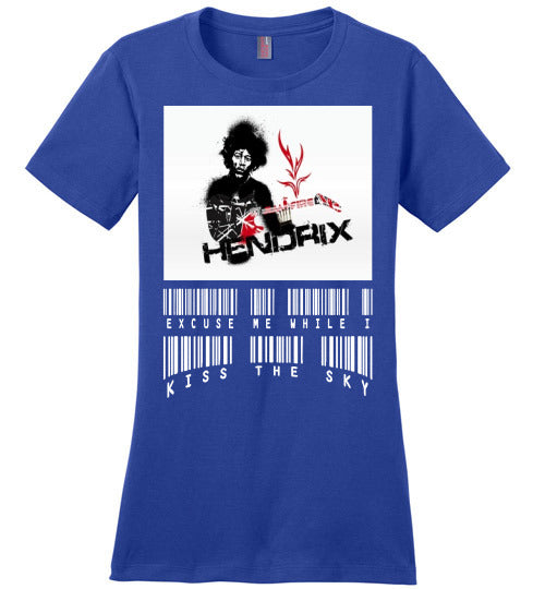 Hendrix Quote Ladies Comfort Fitted T-Shirt - Rocking Black, Inc. #RockingBlackInc #MelaninInspires