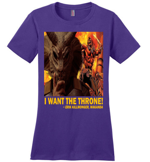 Erik Killmonger 2 Quote Ladies T-Shirt - Rocking Black, Inc. #RockingBlackInc #MelaninInspires