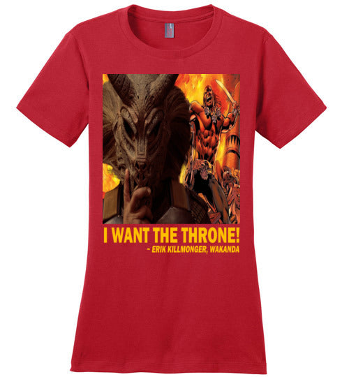 Erik Killmonger 2 Quote Ladies T-Shirt - Rocking Black, Inc. #RockingBlackInc #MelaninInspires