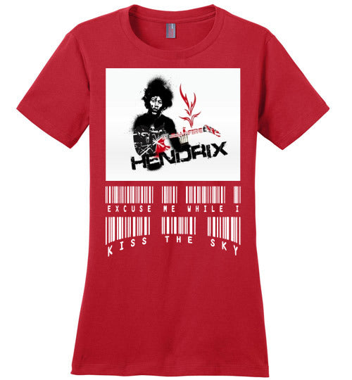 Hendrix Quote Ladies Comfort Fitted T-Shirt - Rocking Black, Inc. #RockingBlackInc #MelaninInspires