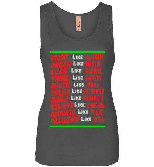 Be a Leader Wide Strap Tank Top - Rocking Black, Inc. #RockingBlackInc #MelaninInspires