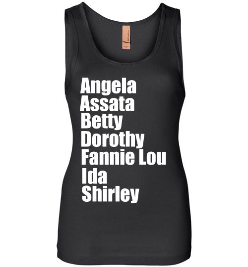 Black Female Revolutionaries Tank Top - Rocking Black, Inc. #RockingBlackInc #MelaninInspires