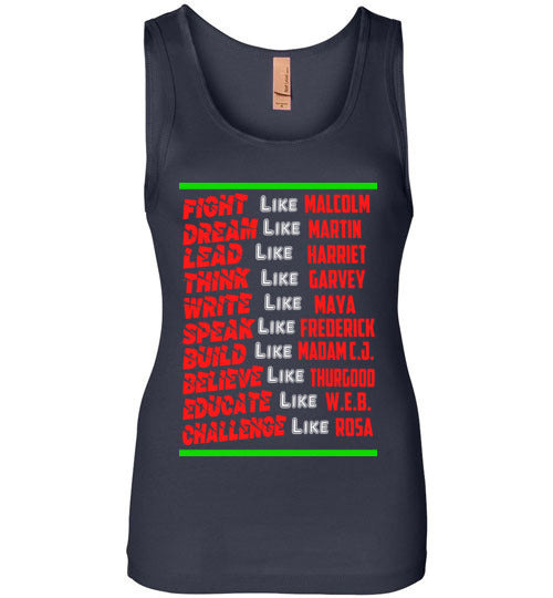 Be a Leader Wide Strap Tank Top - Rocking Black, Inc. #RockingBlackInc #MelaninInspires
