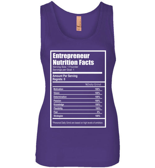Entrepreneur Facts Wide Strap Tank - Rocking Black, Inc. #RockingBlackInc #MelaninInspires