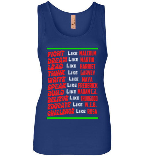 Be a Leader Wide Strap Tank Top - Rocking Black, Inc. #RockingBlackInc #MelaninInspires