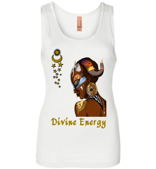 Divine Energy Wide Strap Tank Top - Rocking Black, Inc. #RockingBlackInc #MelaninInspires
