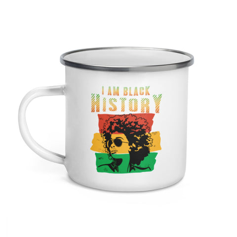 I am Black History / BLACKNIFICENT -  Enamel Mug