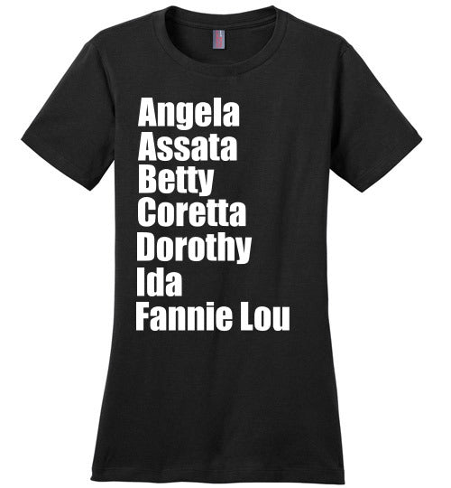 Black Female Activists Shirt - Celebrate Empowerment, Strength, and Legacy