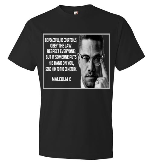 Malcolm X Quote Youth Unisex T-Shirt - Rocking Black, Inc. #RockingBlackInc #MelaninInspires